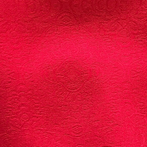 Laura Scott.  Fitted Red Damask Dress - Picture 7 of 8
